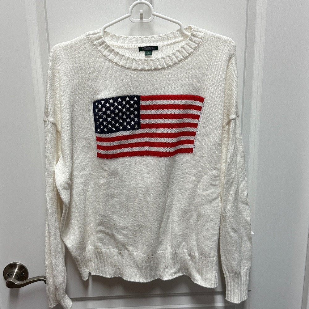 Wild Fable White Knit Sweater